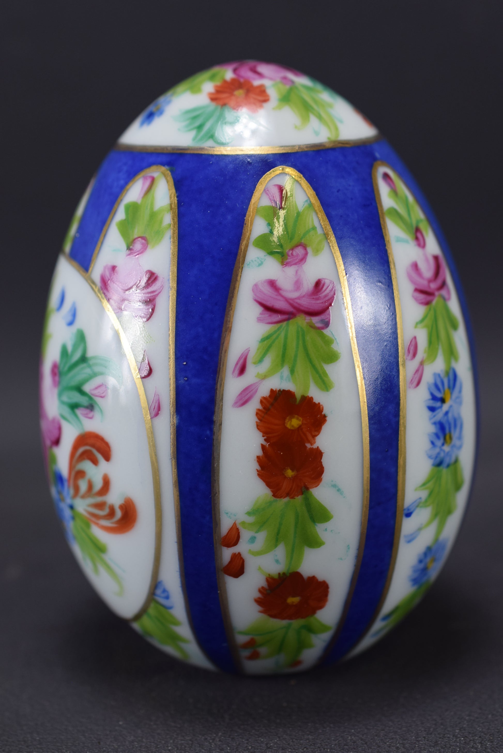 Vintage Hand Painted Limoges Porcelain Egg