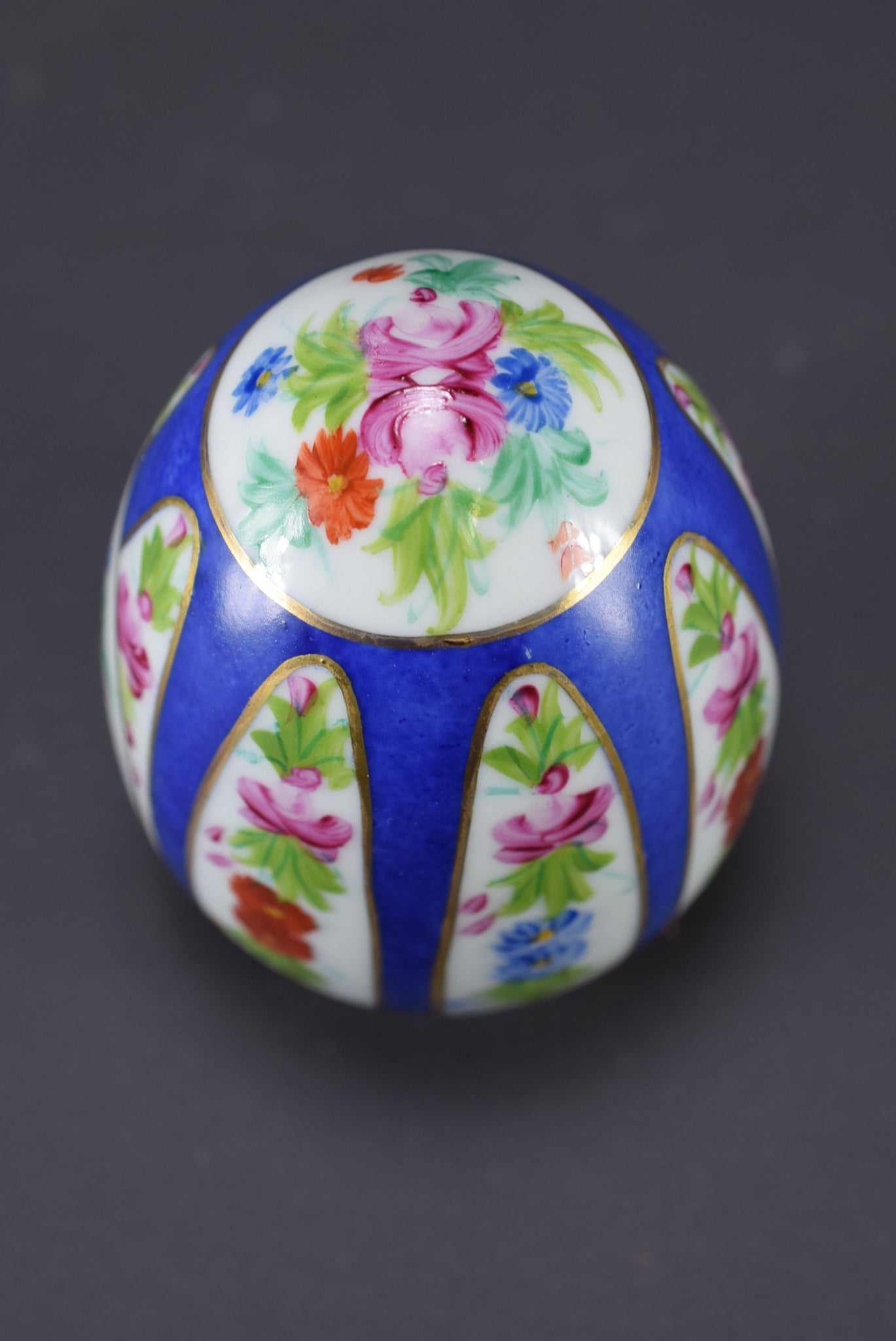 Hand painted porcelain Egg
