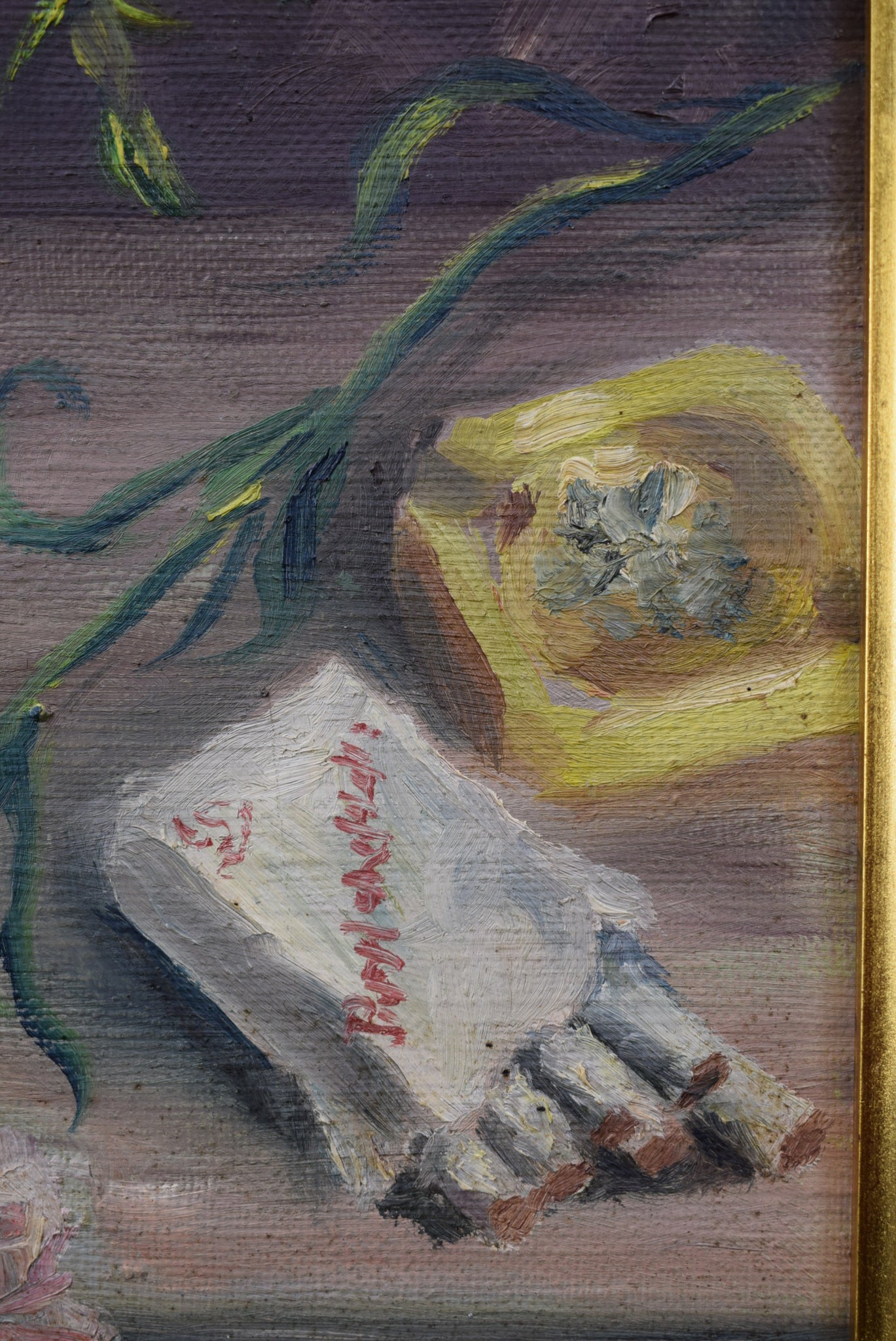 Flowers & Cigarettes Still Life - Charmantiques