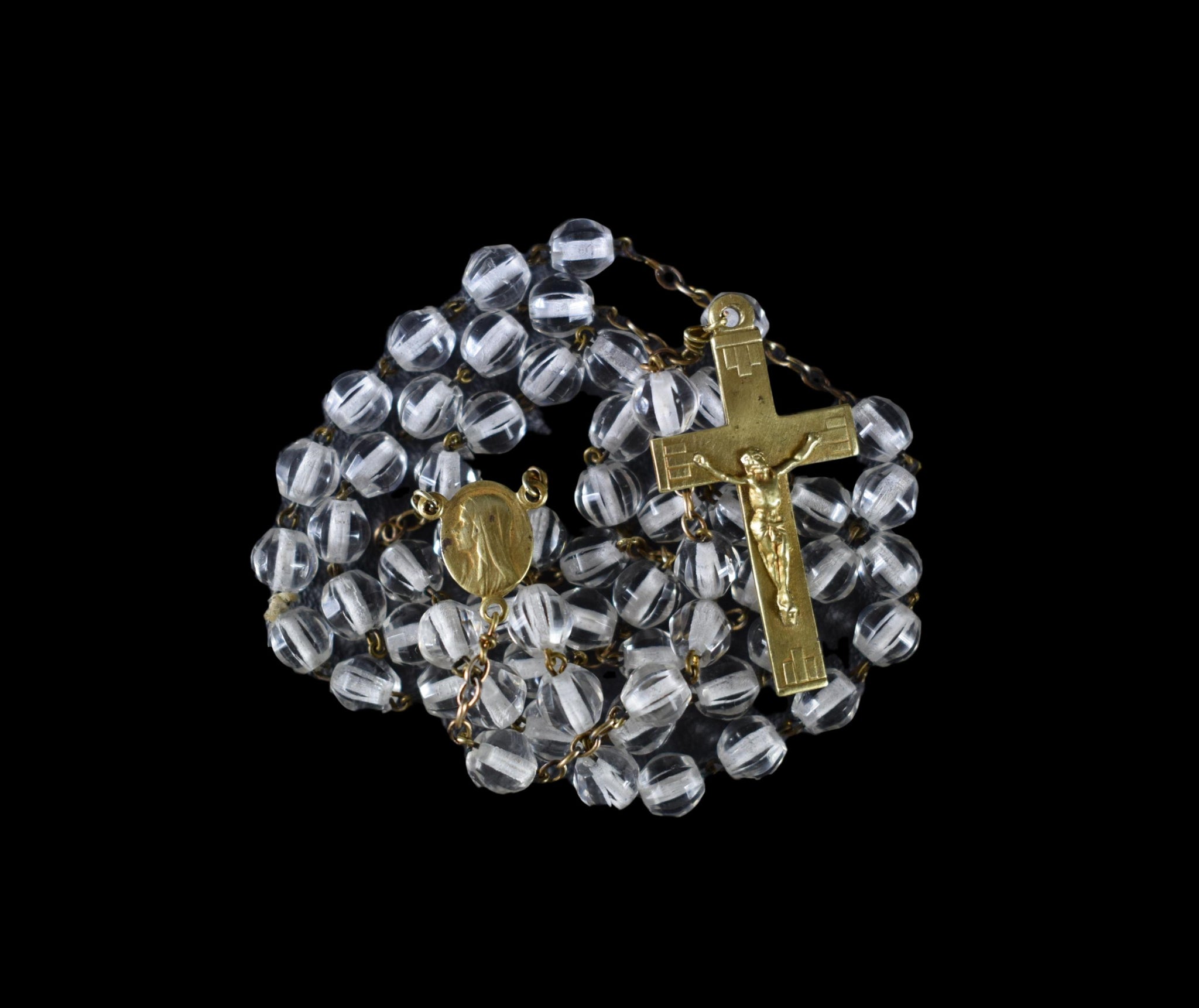 Lourdes Rosary Goldplated - Charmantiques