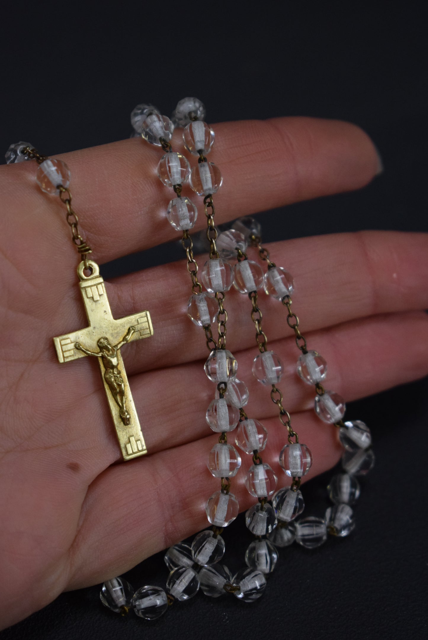 Lourdes Rosary Goldplated - Charmantiques