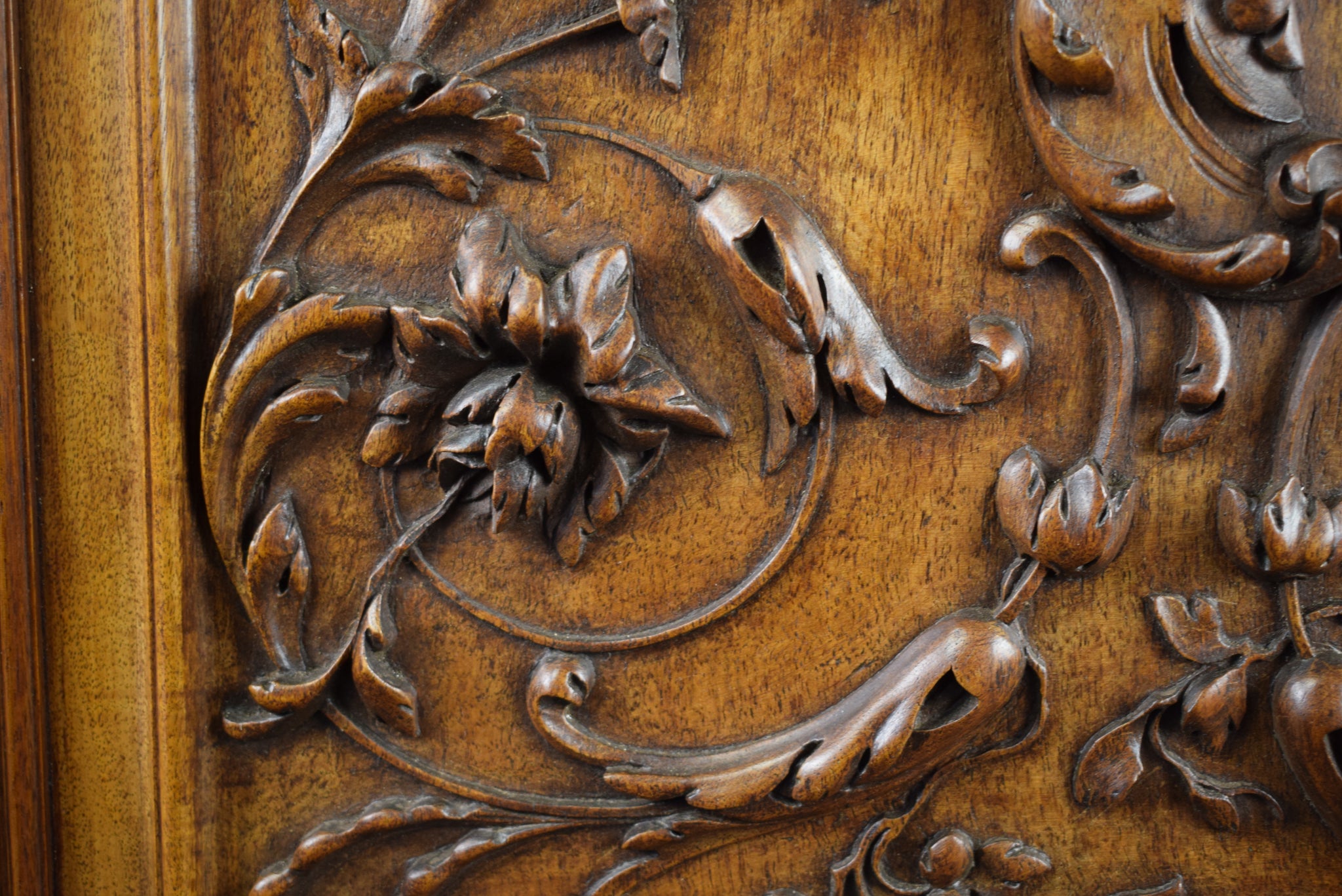 Neo Gothic Wood Door Chimera Griffin 19th