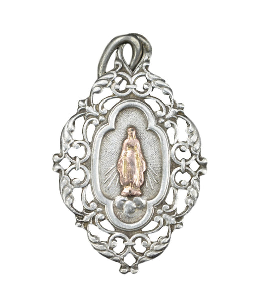 1920 Baptism Medal - Charmantiques