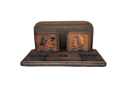 Rustic Wood Letter Holder - Charmantiques