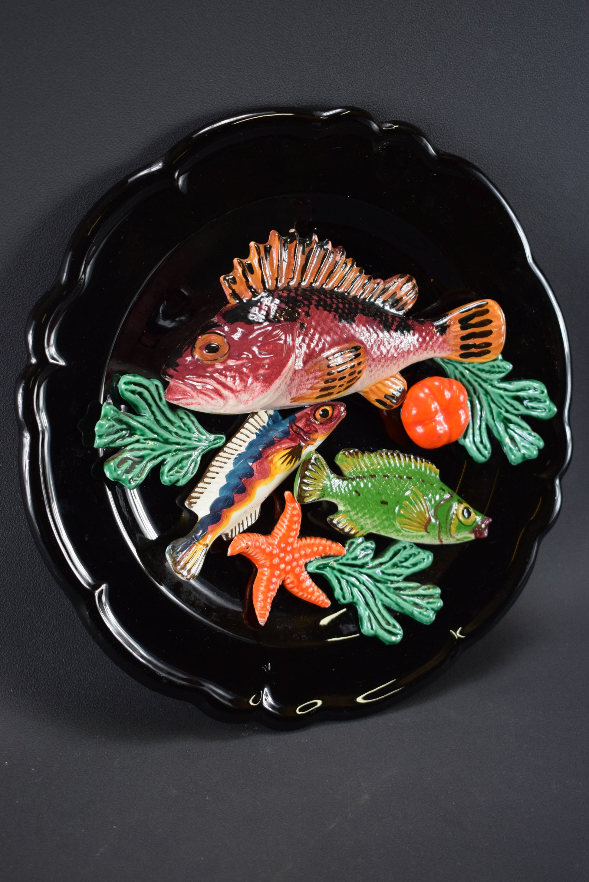 Large Fish Wall Plate - Charmantiques