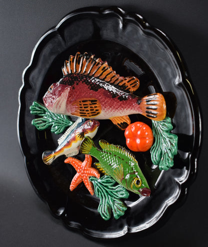 Large Fish Wall Plate - Charmantiques