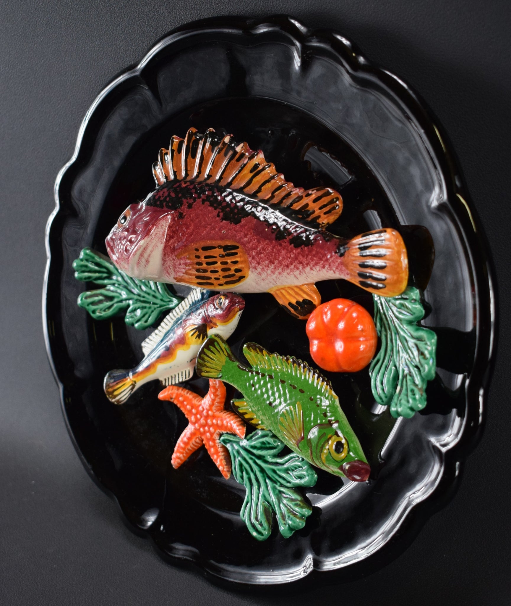 Large Fish Wall Plate - Charmantiques