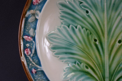 Longchamp Majolica Leaf Plate - Charmantiques