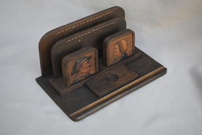 Rustic Wood Letter Holder - Charmantiques