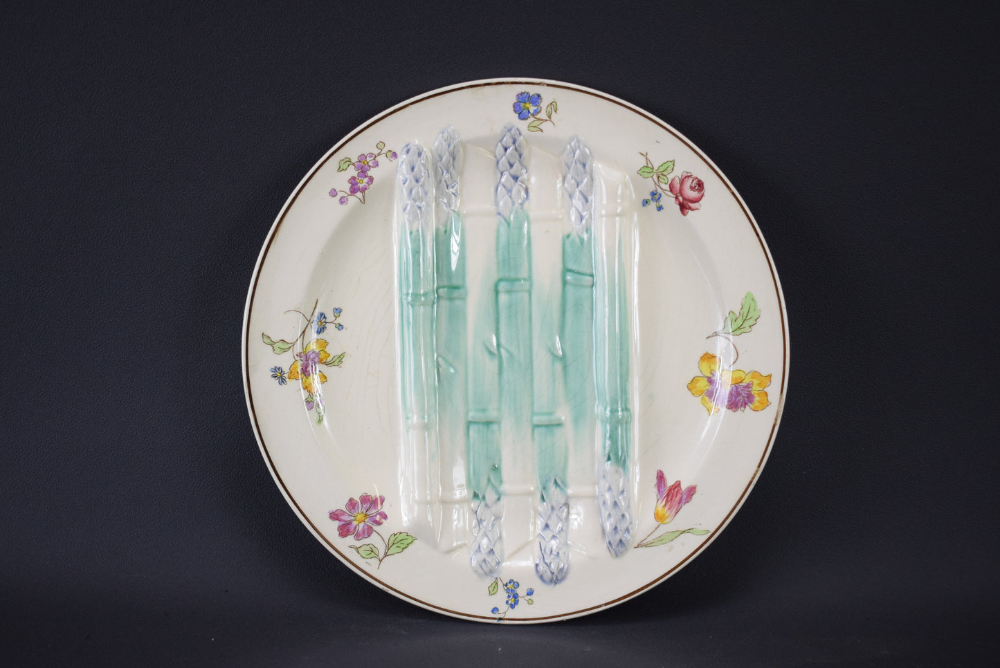 Longchamp Asparagus Plate - Charmantiques