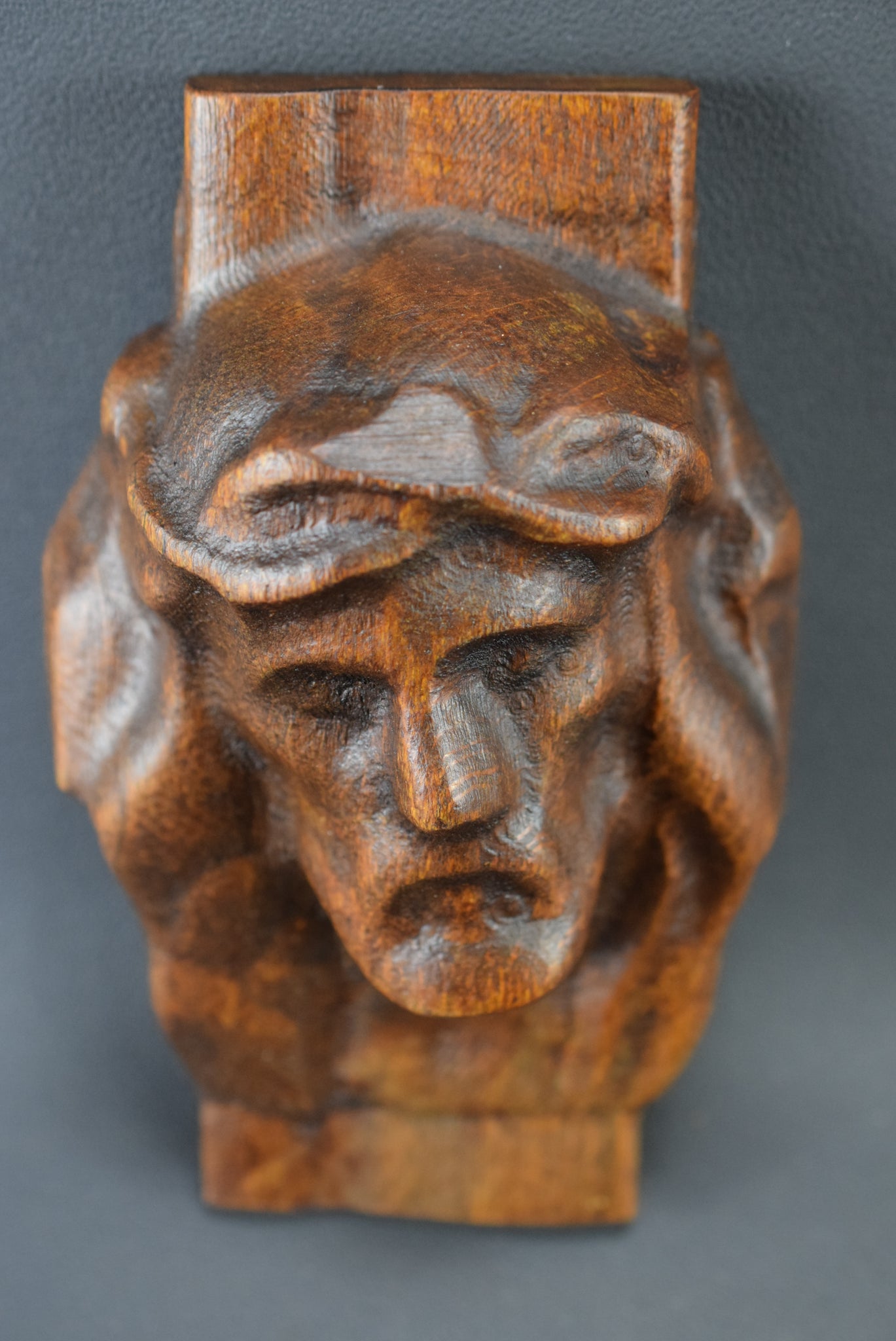 Wood Jesus Portrait