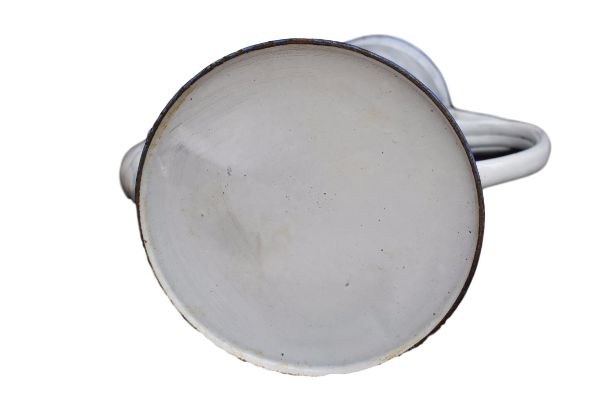 French Vintage Graniteware Enamel Coffee Pot - Charmantiques