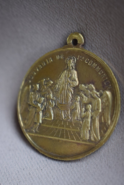 First Communion Medal - Charmantiques