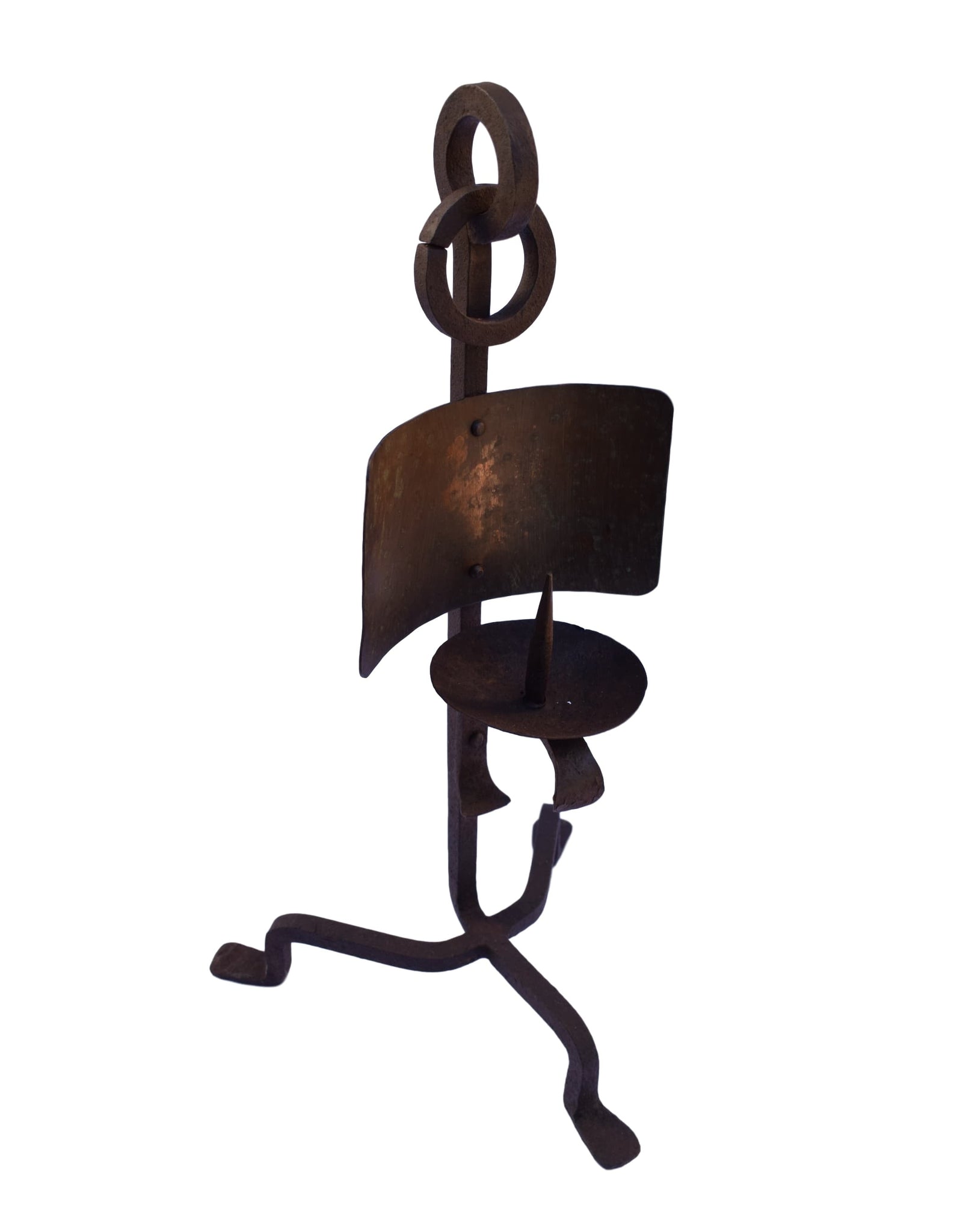 Wrought Iron Candle Stick Holder - Charmantiques