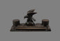 Black Forest Eagle Inkwell - Charmantiques