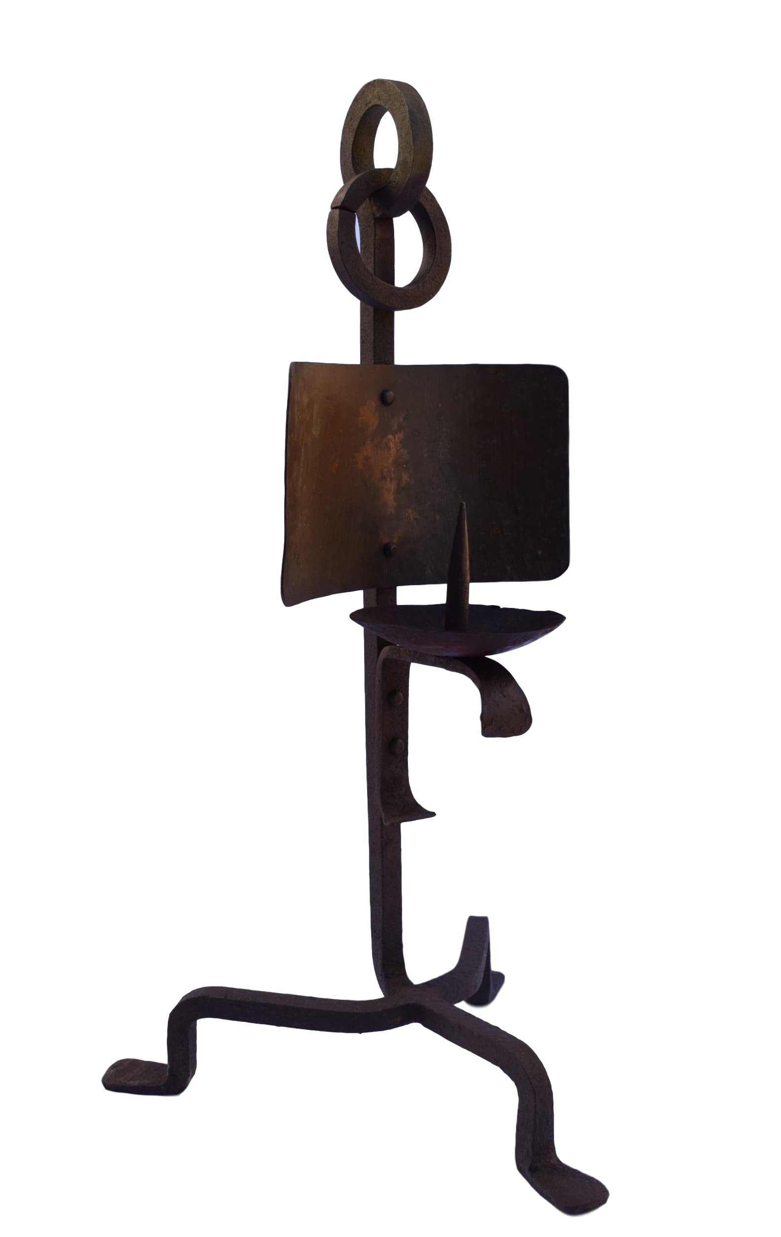 Wrought Iron Candle Stick Holder - Charmantiques