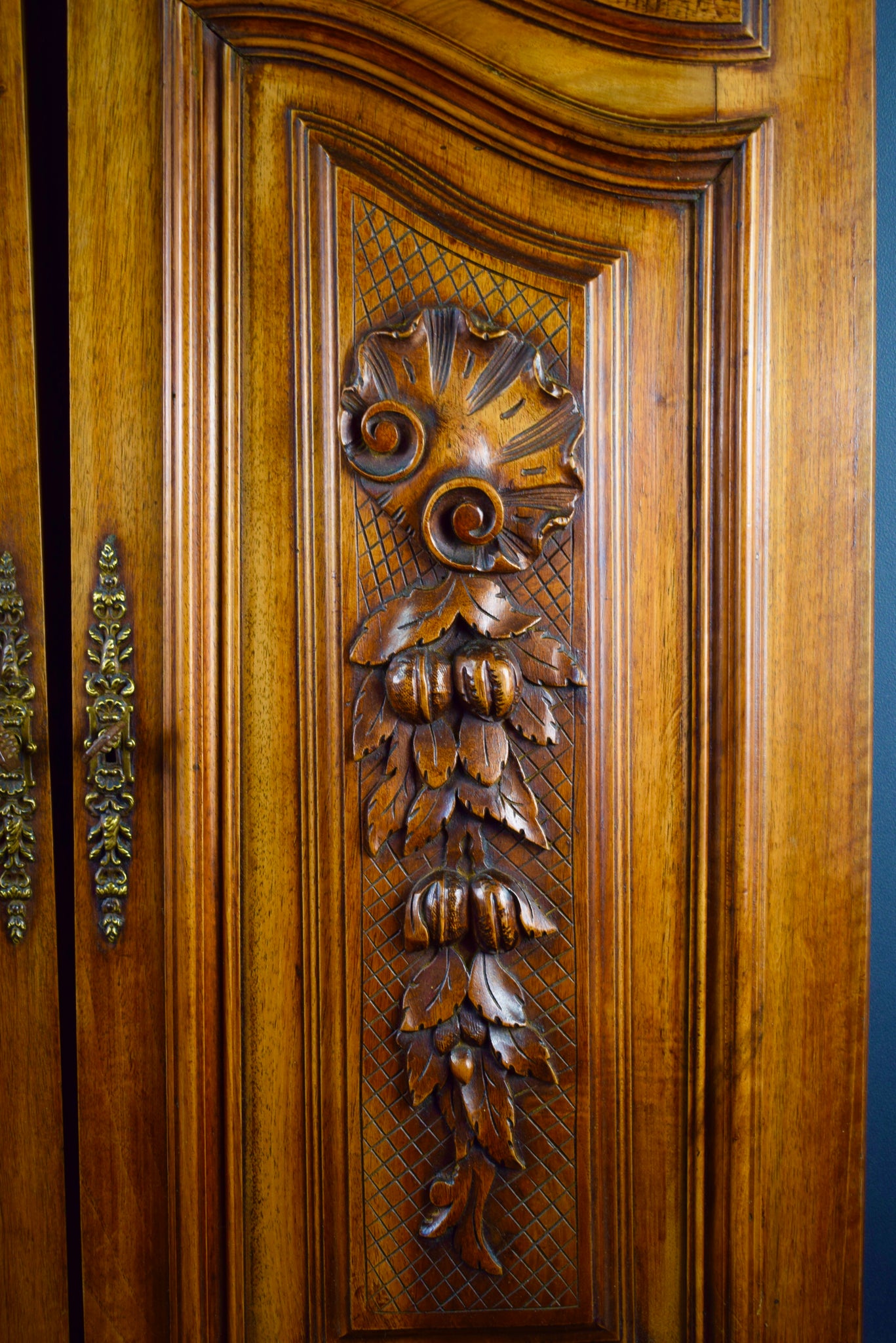 Pair of wood door
