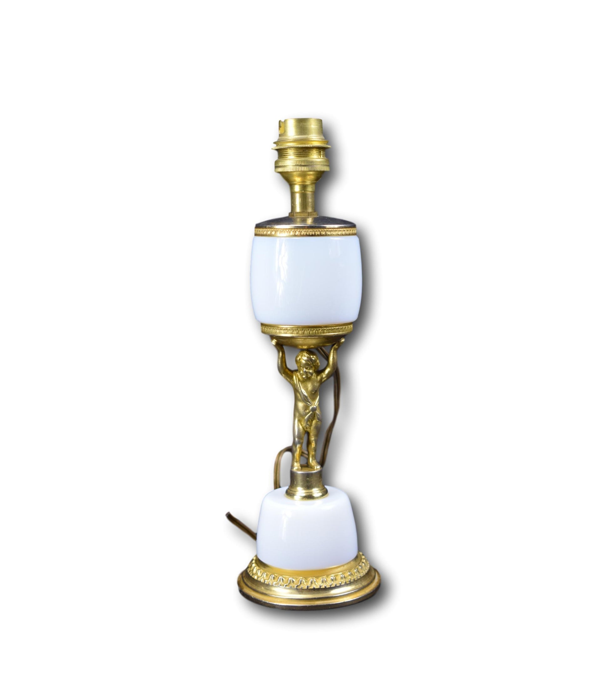 Sevres Opaline Lamp - Charmantiques
