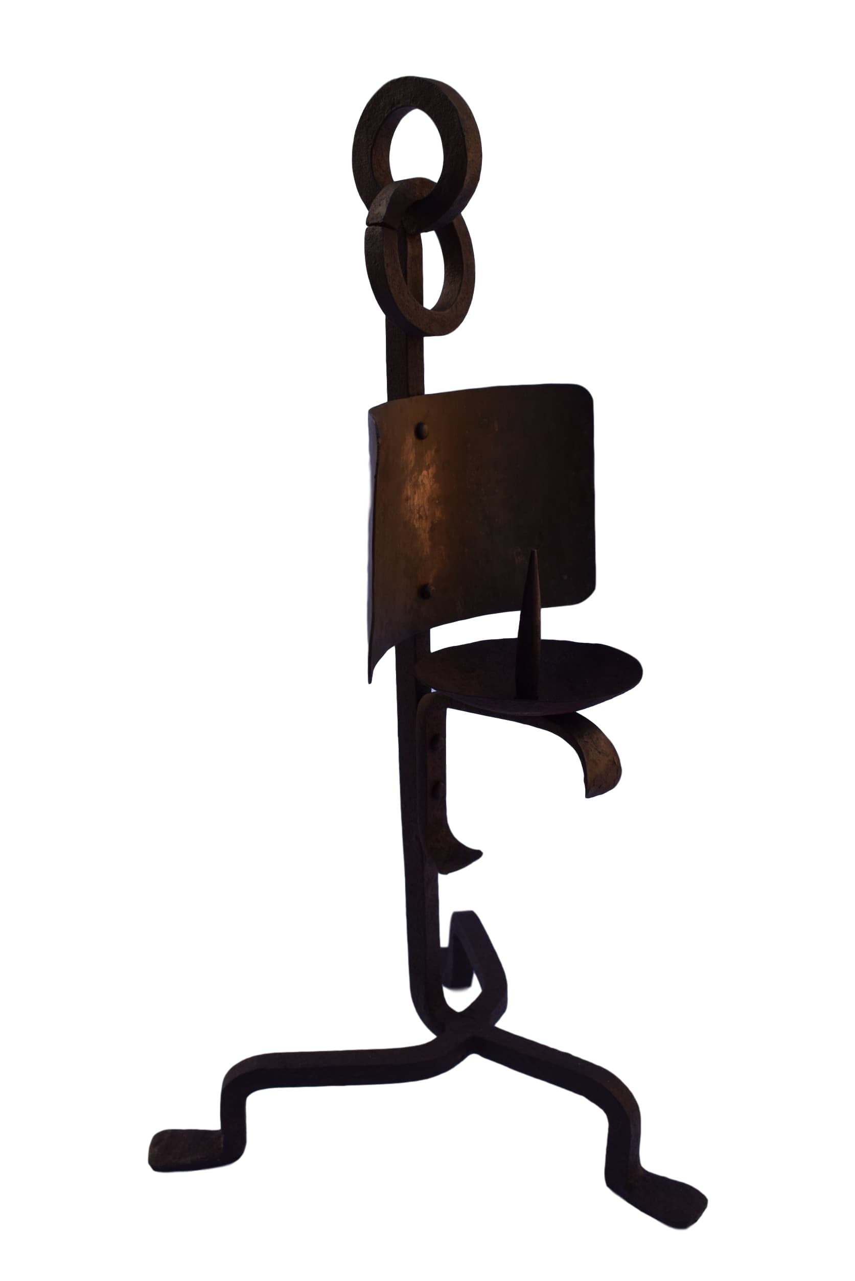 Wrought Iron Candle Stick Holder - Charmantiques