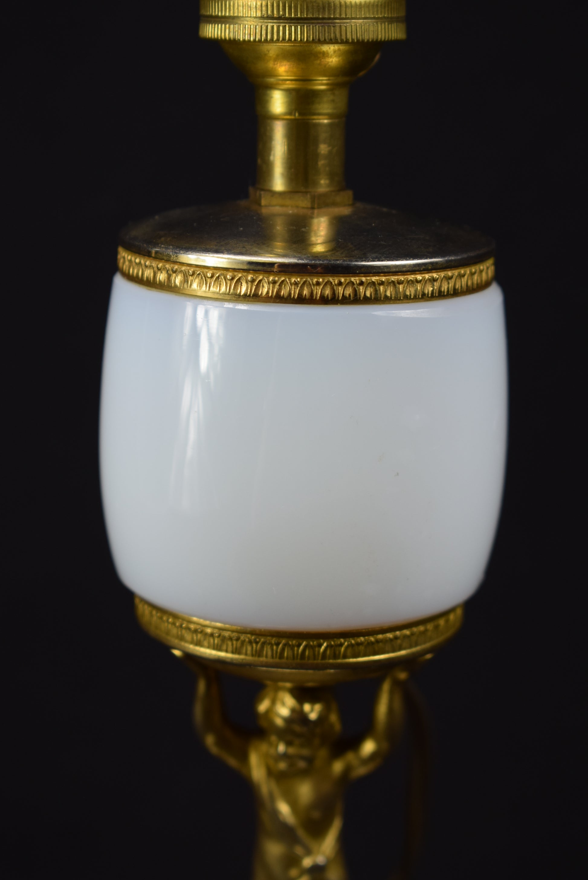 Sevres Opaline Lamp - Charmantiques