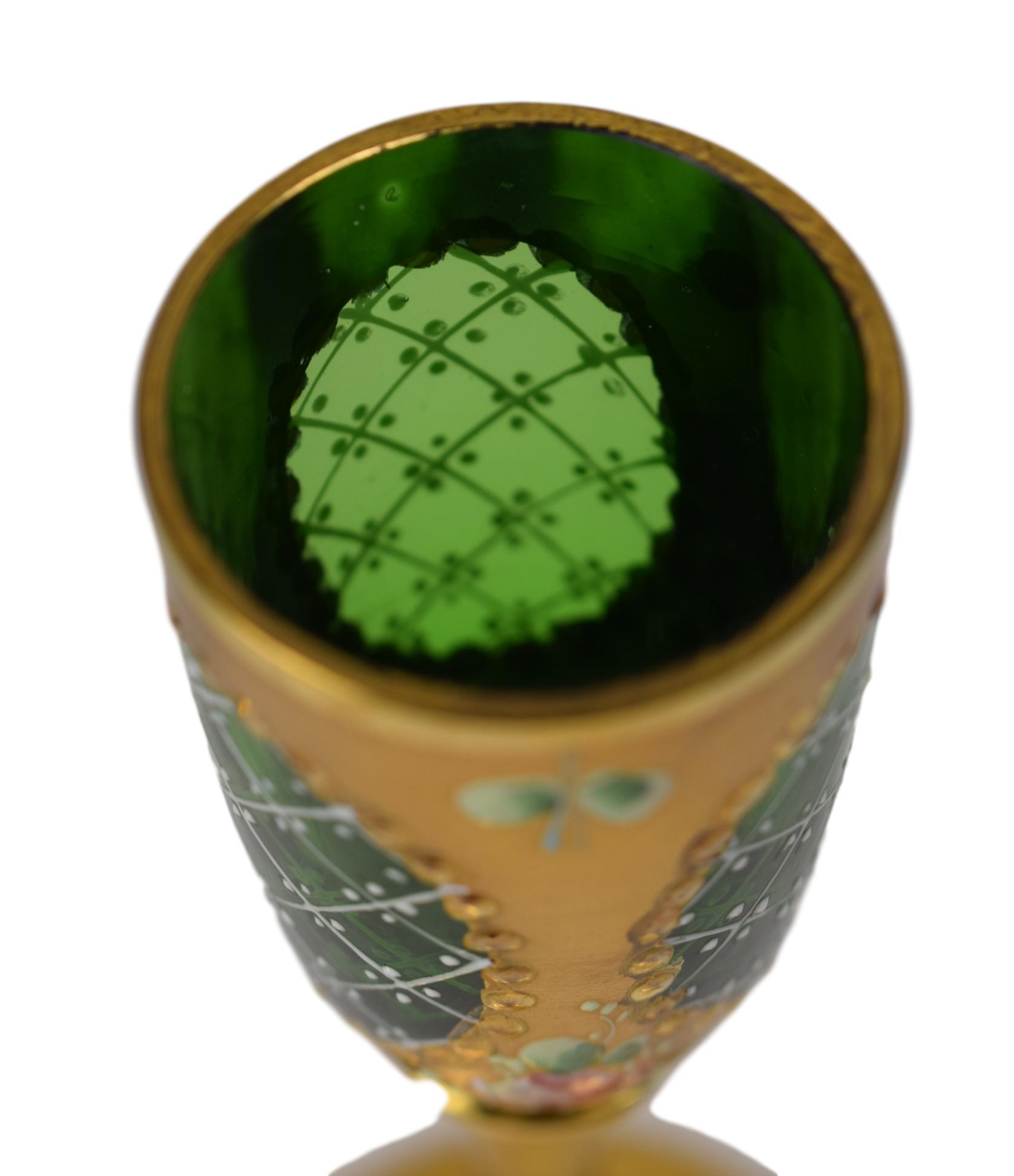 Murano Liquor Goblet - Charmantiques