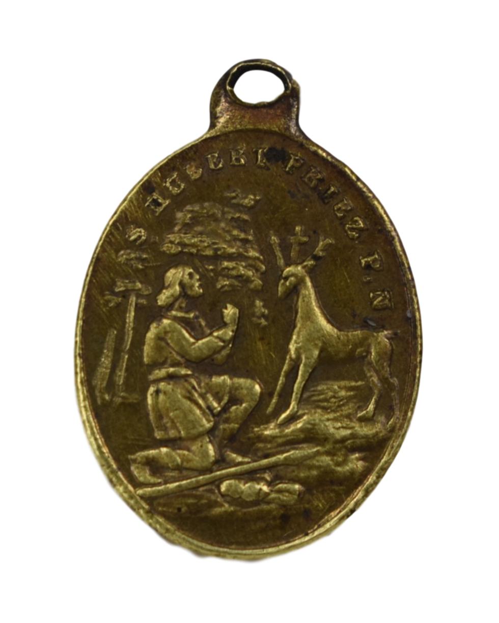 Saint Hubert & Roch Medal - Charmantiques