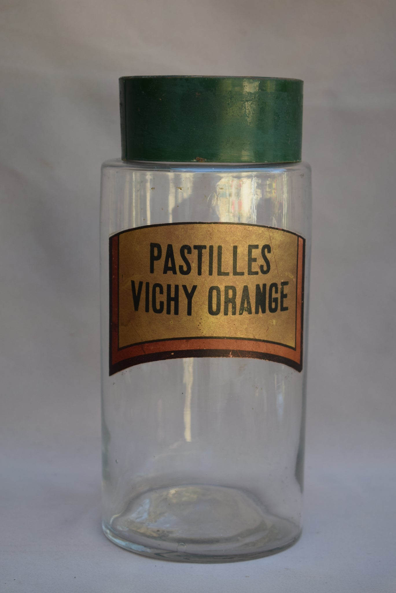 Glass Pharmacy Jar - Charmantiques