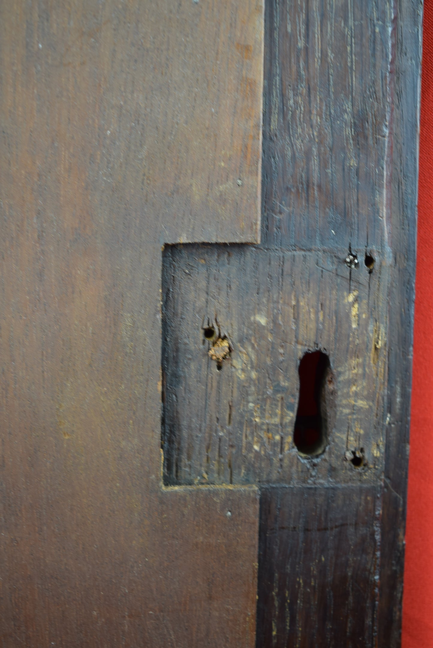 17th.C Virgin Mary Carving Door - Charmantiques