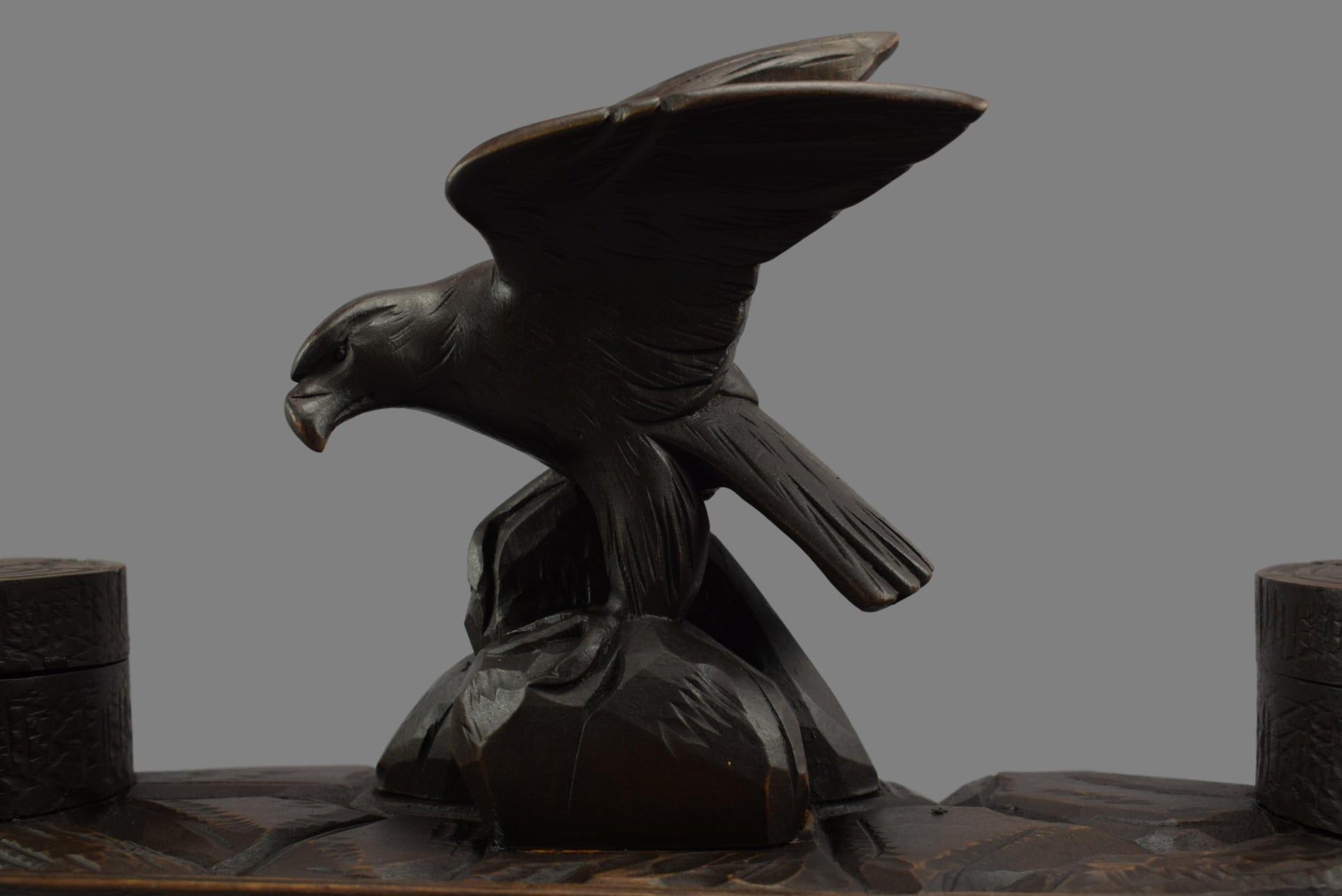 Black Forest Eagle Inkwell - Charmantiques