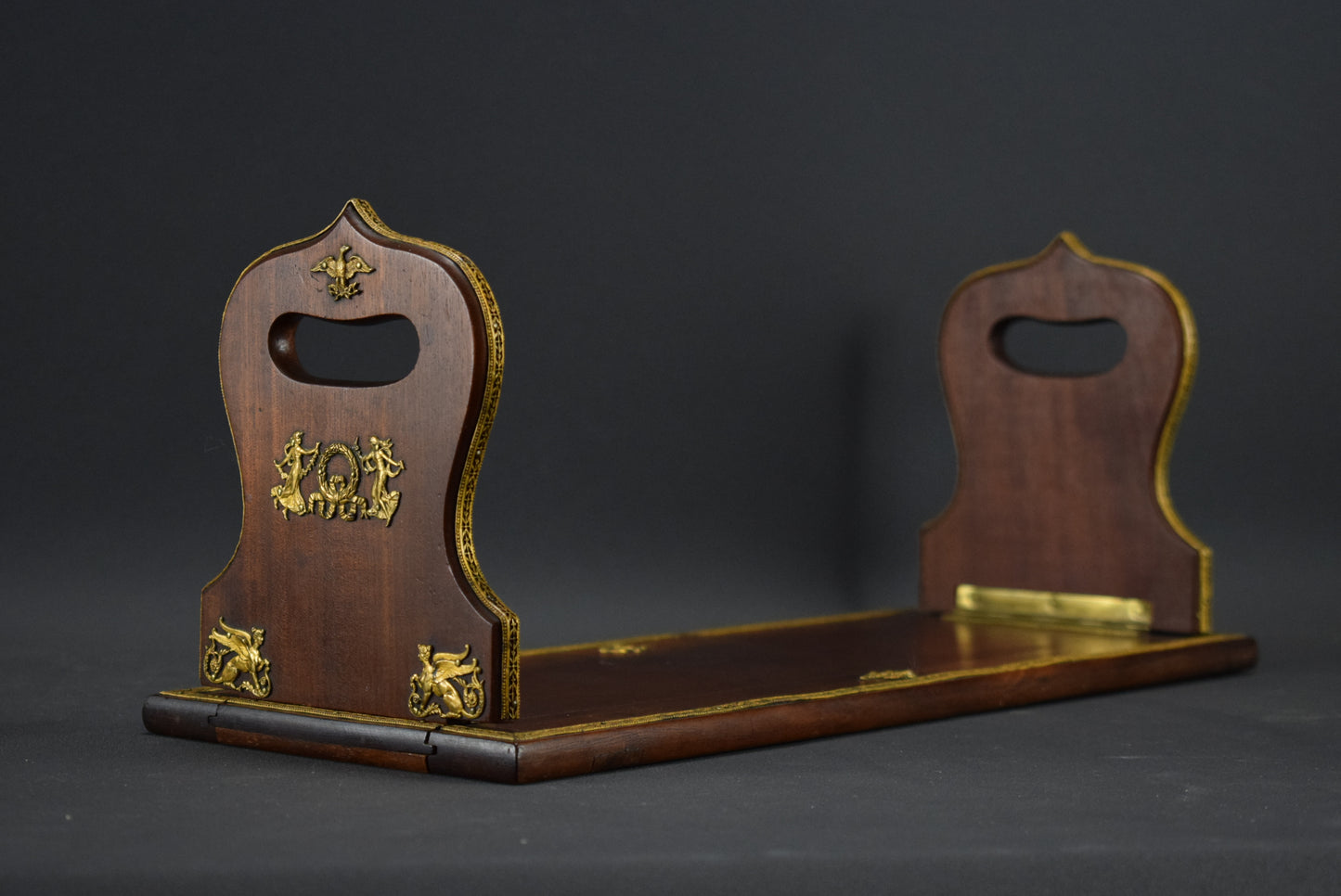 Empire Wood Bookends - Charmantiques