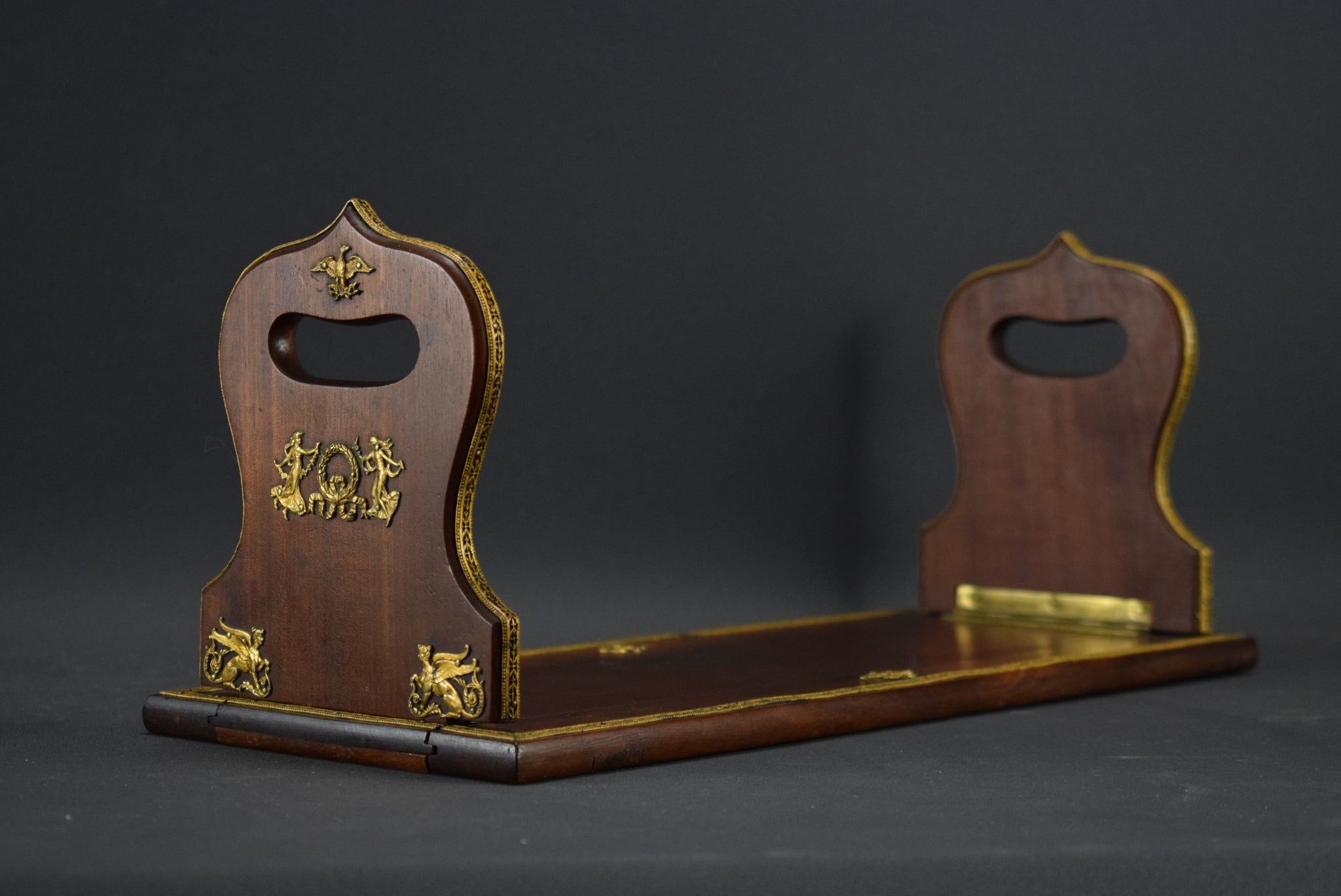 Empire Wood Bookends - Charmantiques