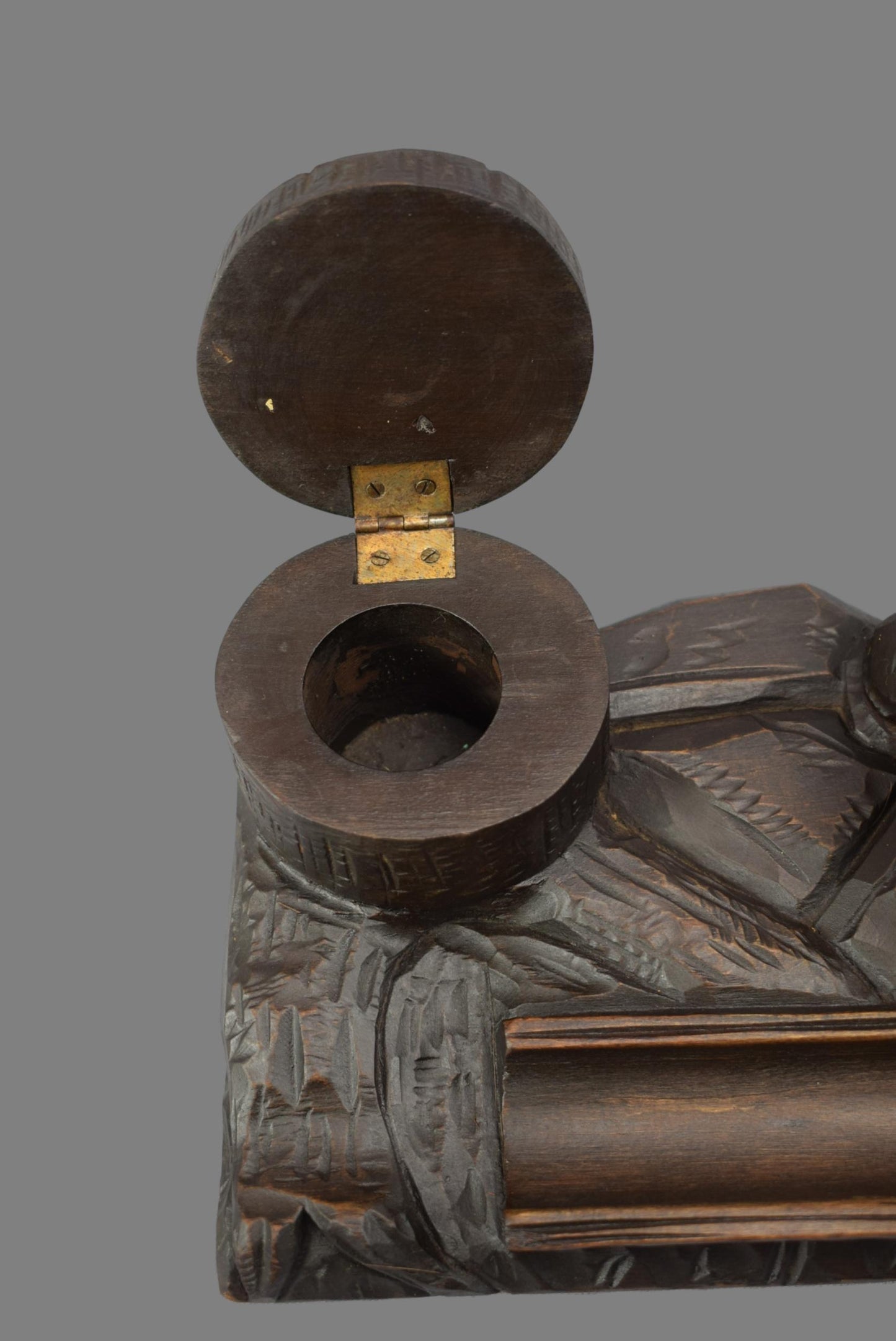 Black Forest Eagle Inkwell - Charmantiques