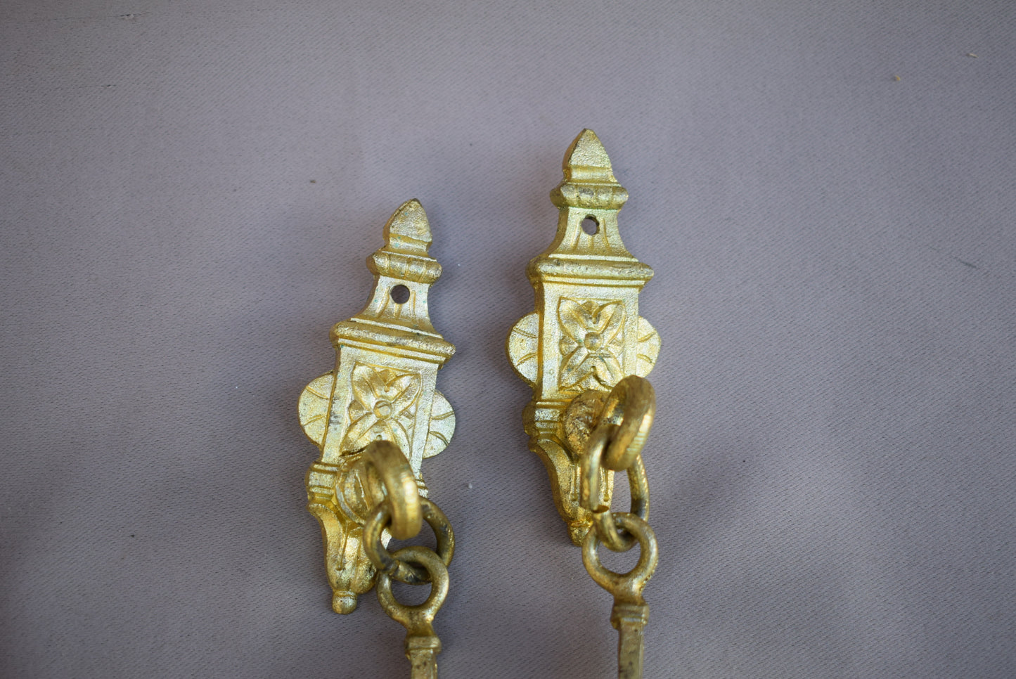 Bronze Curtain Tiebacks - Charmantiques