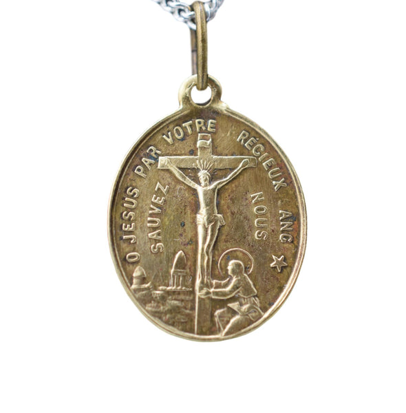 Holy Blood of Jesus Medal Relic Pendant