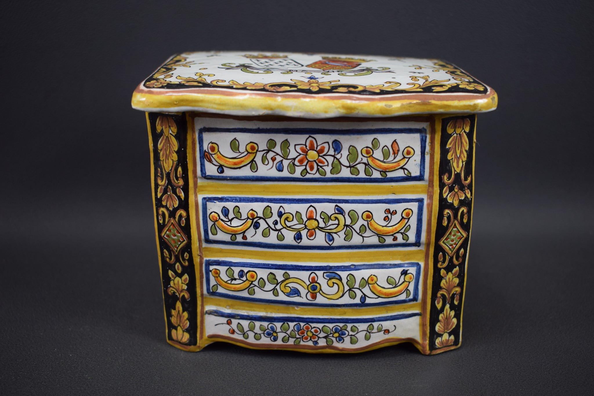 Earthenware Box Desvres