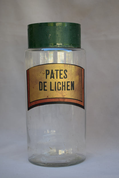 Glass Pharmacy Jar - Charmantiques