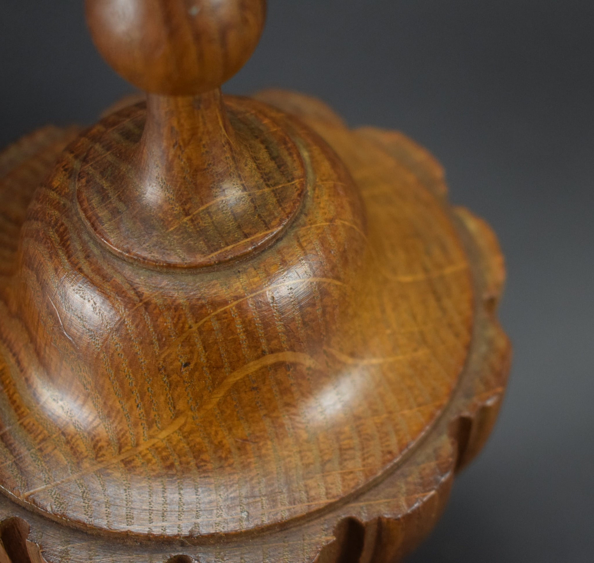Wood Stairwell Finial - Charmantiques