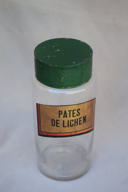 Glass Pharmacy Jar - Charmantiques