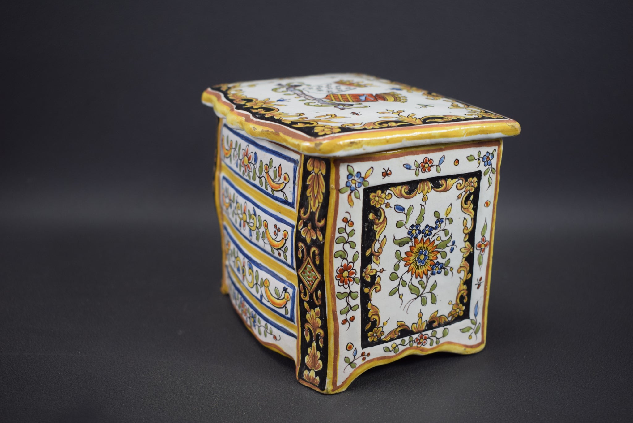 Earthenware Box Desvres