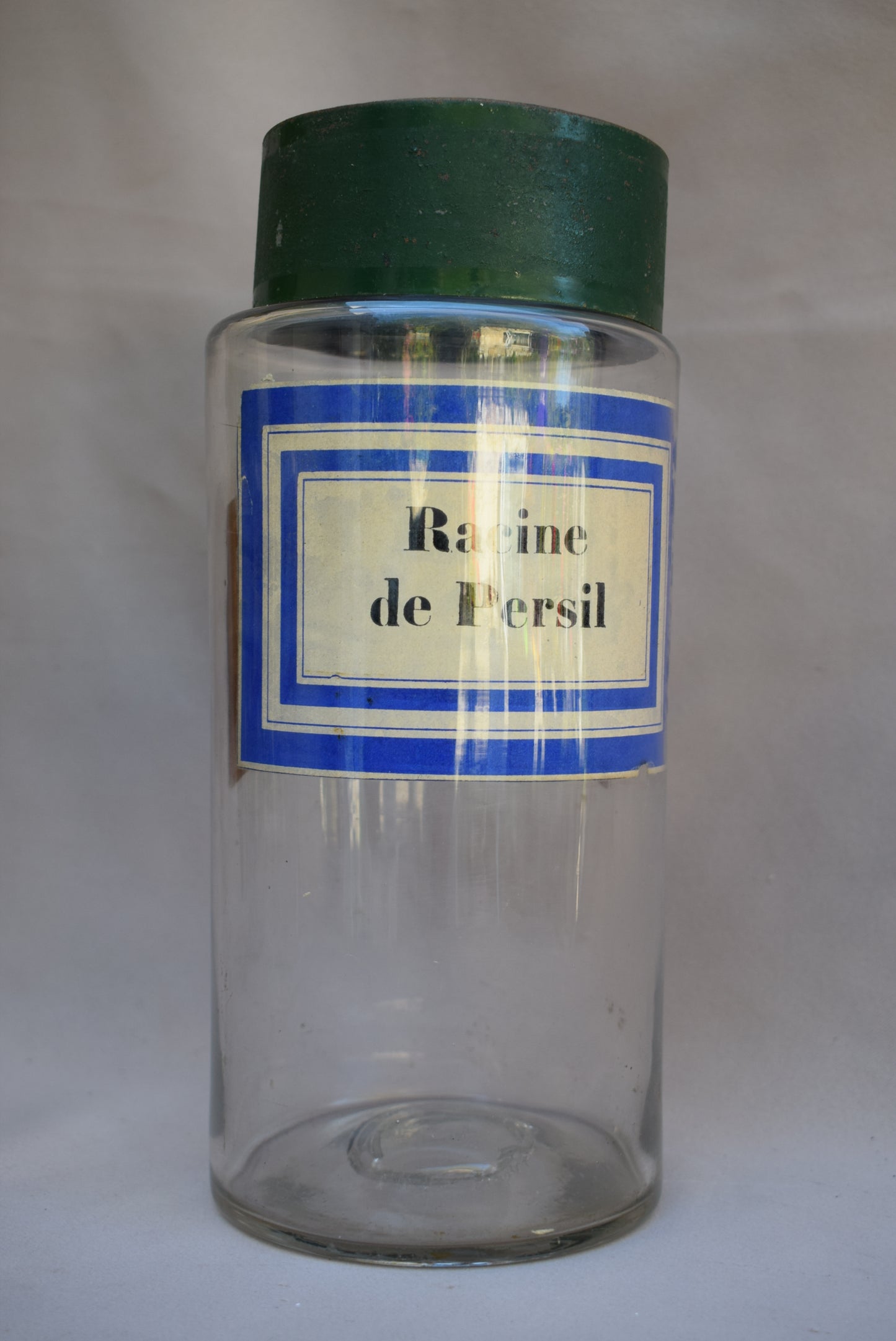 Glass Pharmacy Jar - Charmantiques