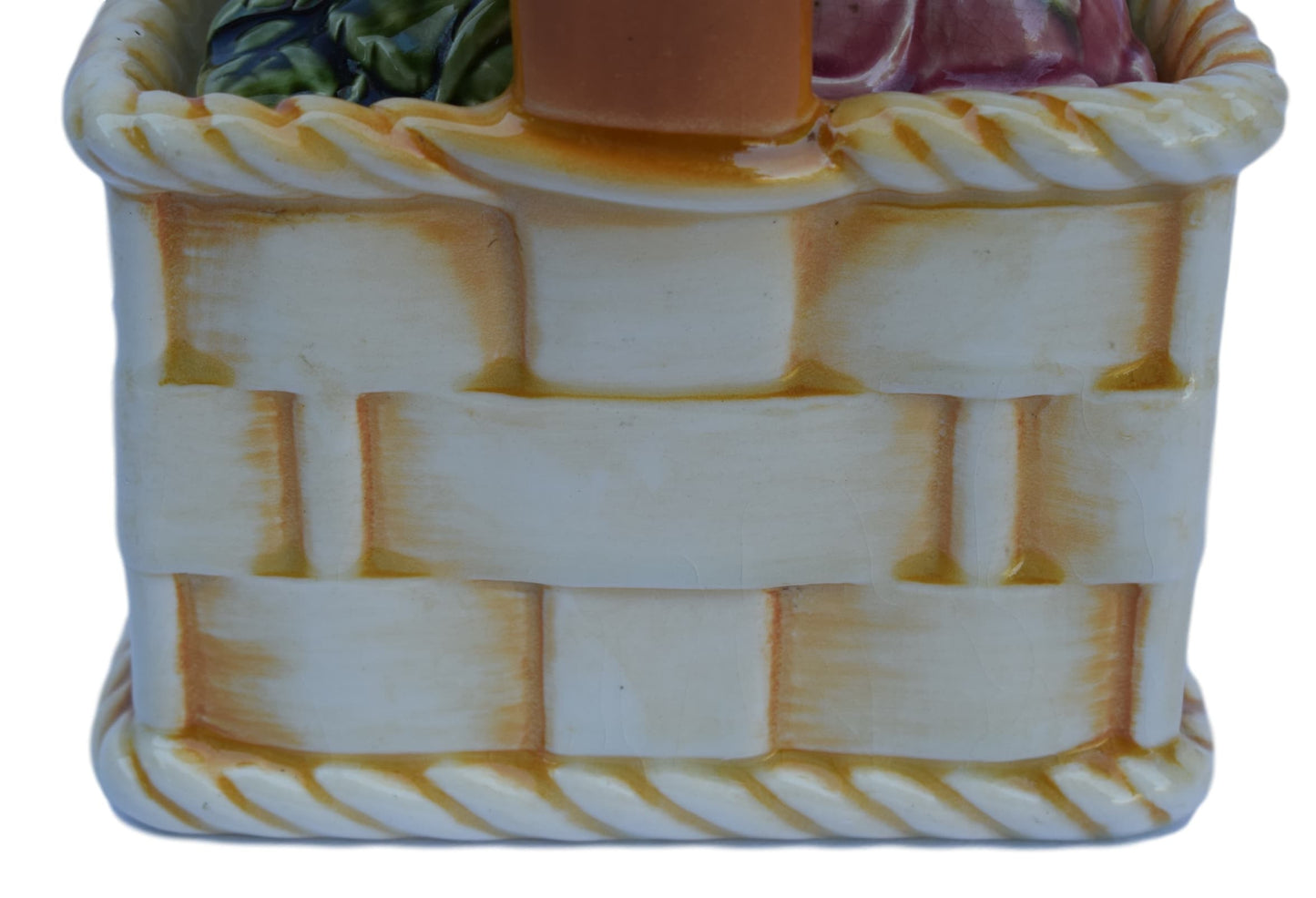 Sarreguemines Majolica Basket - Charmantiques