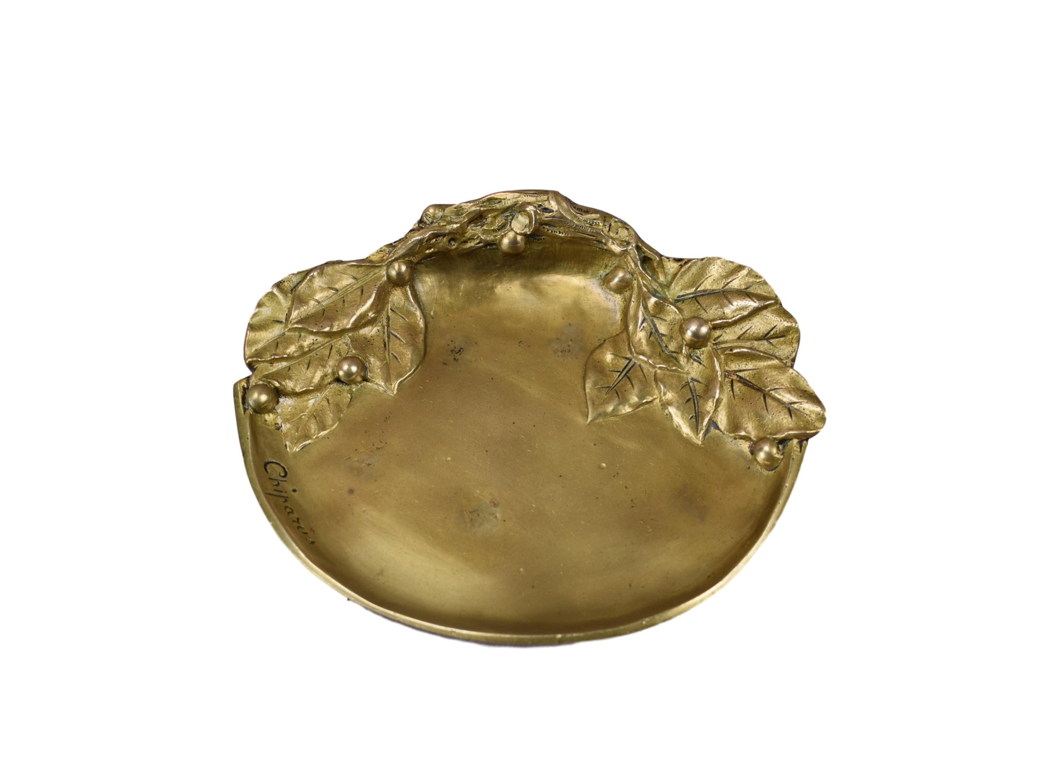Chiparus Bronze Trinket Bowl - Charmantiques