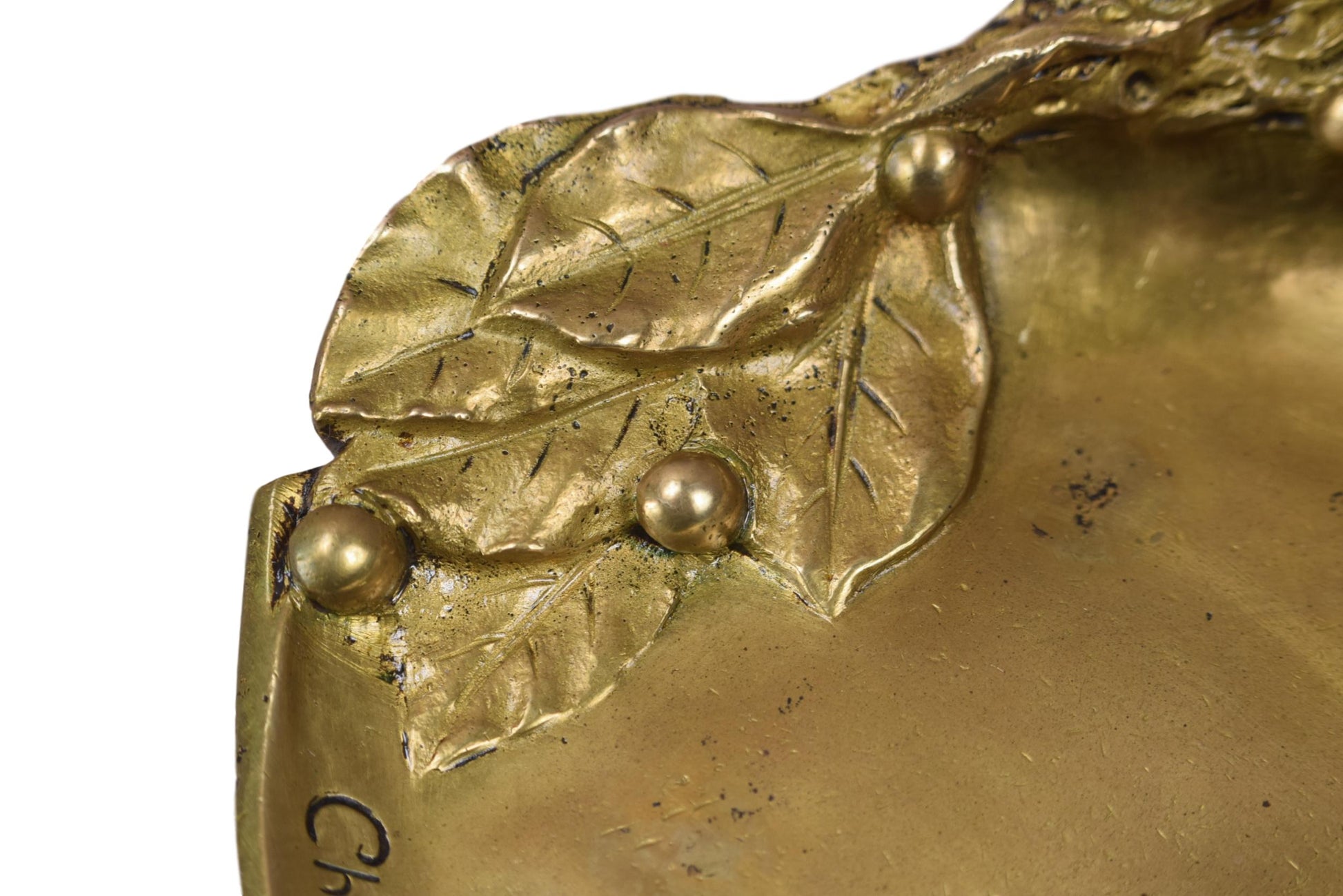 Chiparus Bronze Trinket Bowl - Charmantiques