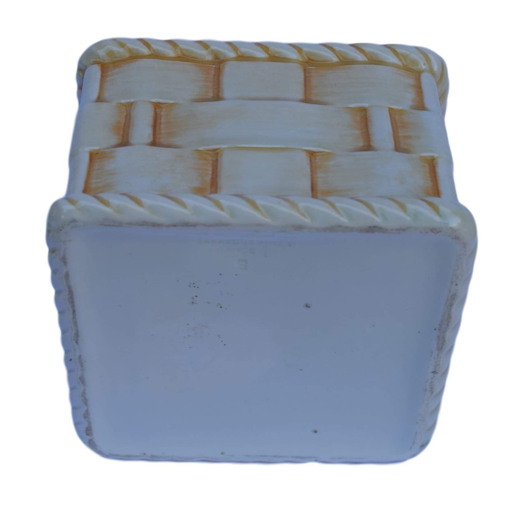 Sarreguemines Majolica Basket - Charmantiques
