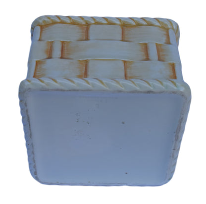 Sarreguemines Majolica Basket - Charmantiques
