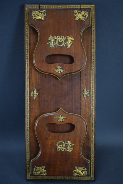 Empire Wood Bookends - Charmantiques