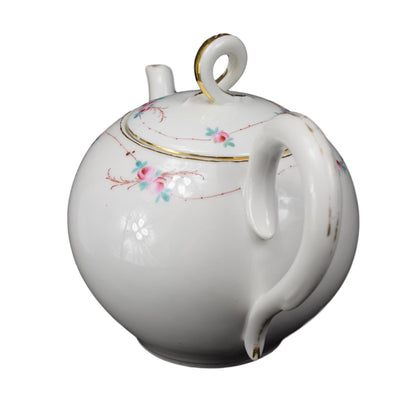 19th.C Paris Porcelain Tea Pot - Charmantiques