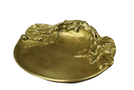 Chiparus Bronze Trinket Bowl - Charmantiques