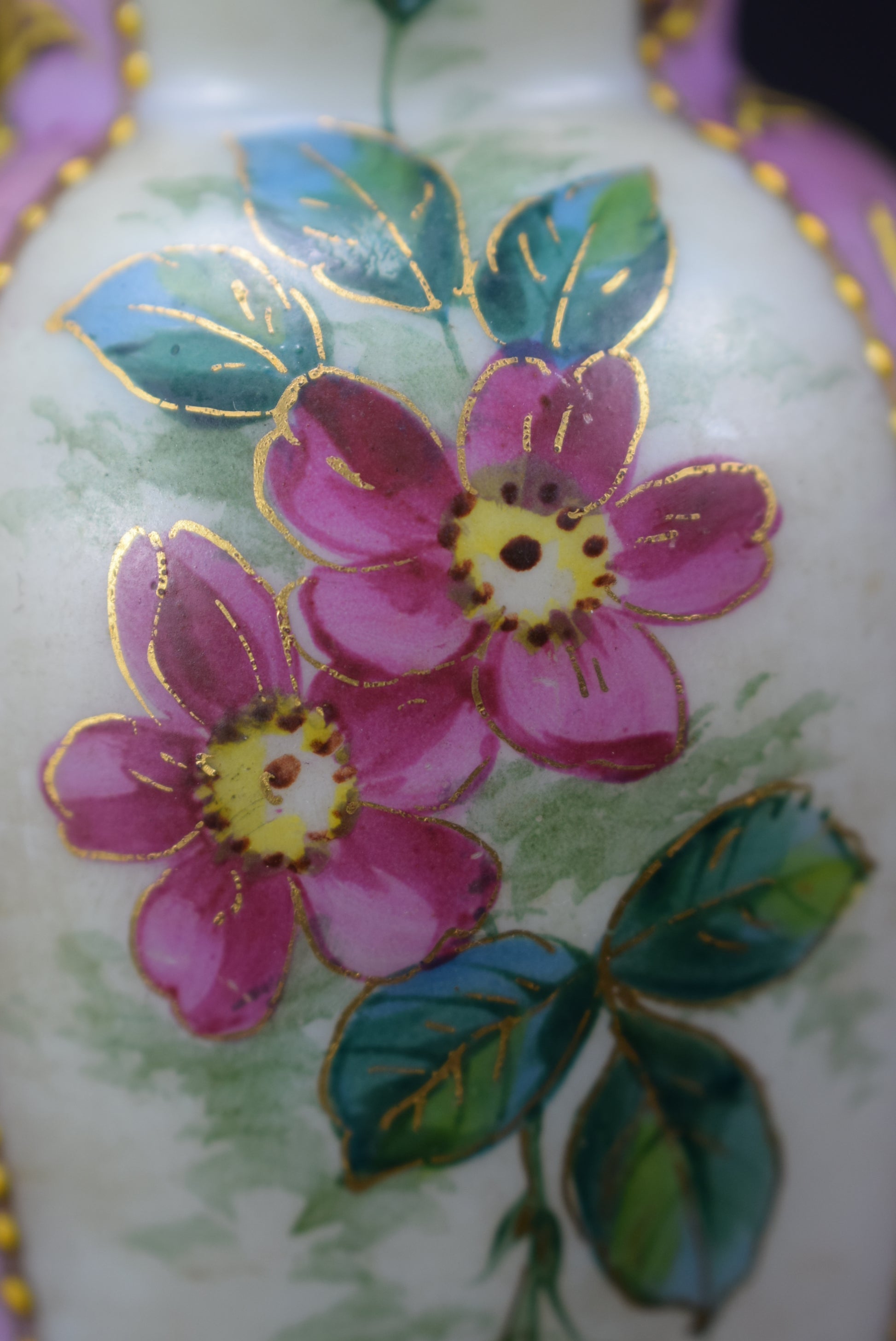 Small Opaline Vase - Charmantiques
