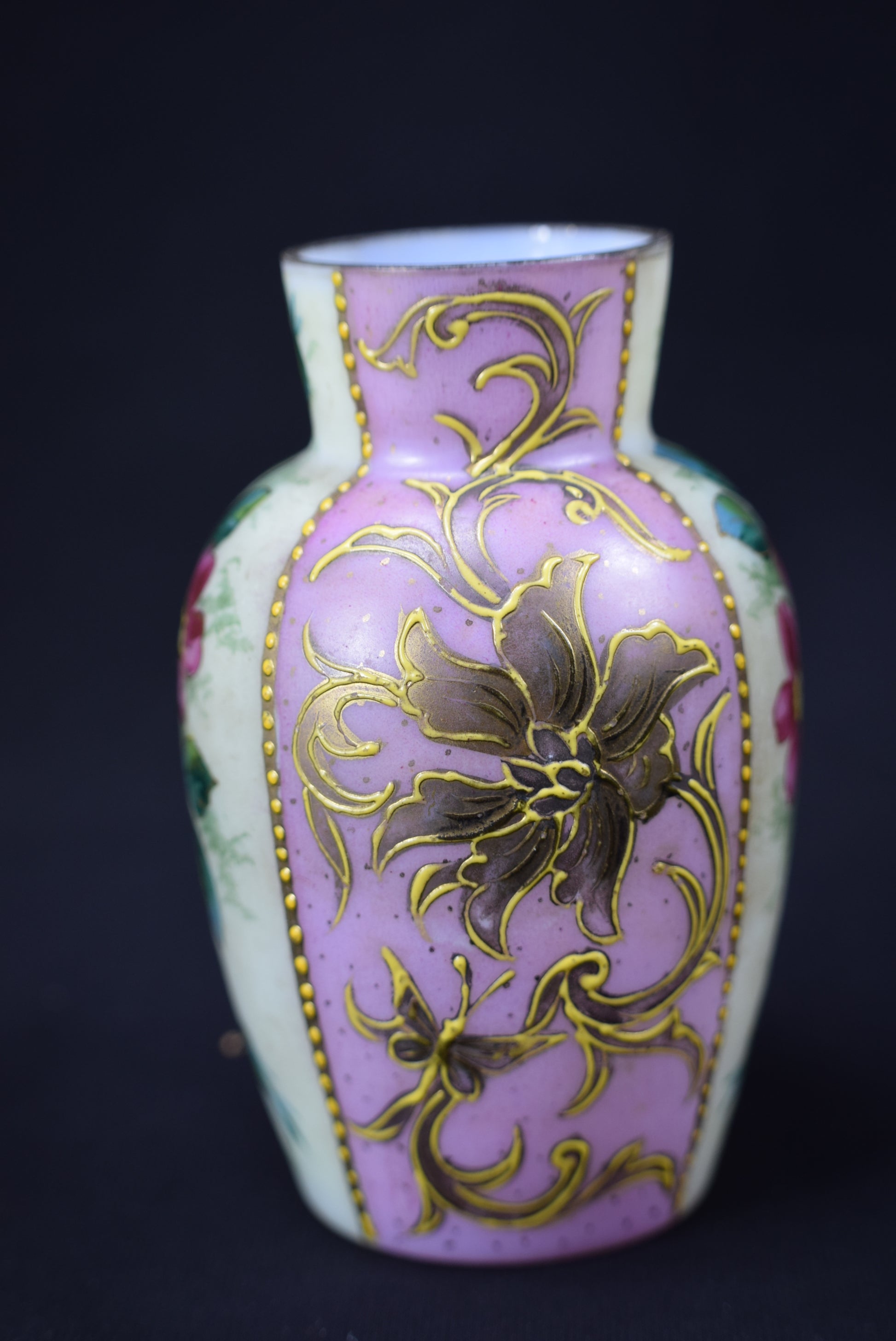 Small Opaline Vase - Charmantiques